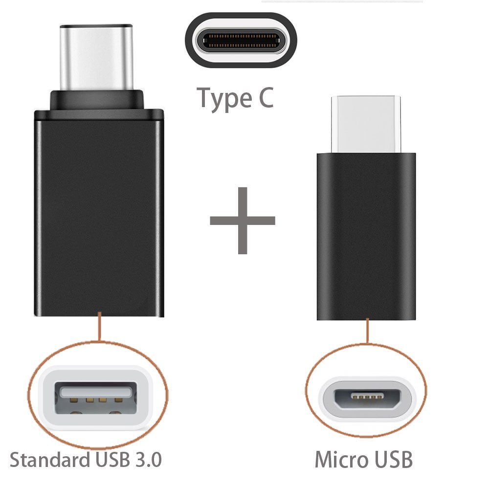 Tek Styz USB-C USB 3.0 Adapter Works for Motorola Moto G7 Plus OTG Type-C/PD Male USB 3.0 Female Converter. 5Gbps