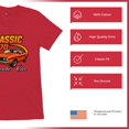 thumbnail image 6 of Vintage Classic 1970 Muscle Car Men's V-Neck T-shirt American Power Legendary V8 Performance, 6 of 7