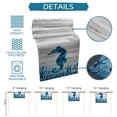 thumbnail image 7 of Table Runner Dresser Scarves 70 Inch Long, Sea Horse Ocean Animals Linen Dining Table Runners Vintage Wooden Board Tabletop Scarf for Wedding Holiday Party Kitchen, 7 of 7