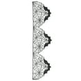 thumbnail image 4 of Miangastore Housse de Manteau de Cheminée avec Motif de Toile d'Araignée Noir Polyester 1 Ensemble, 4 of 8