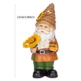 thumbnail image 3 of SLYNSHome Garden Gnome Statue,Garden Gnomes Decorations for Yard Fairy Garden Gnomes with Sunflower Sculpture Resin Figurine Decoration,for Patio Balcony Lawn Ornament, 3 of 5