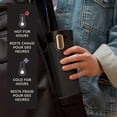 thumbnail image 3 of Contigo West Loop 3.0 Stainless Steel Travel Mug with Tea-Bag Hook & Spill-Proof Lid, Vacuum-Insulated Reusable Cup Coffee and Tea, 20 oz (591 mL), Black - Keeps Drinks Hot up to 13 Hours, 3 of 10
