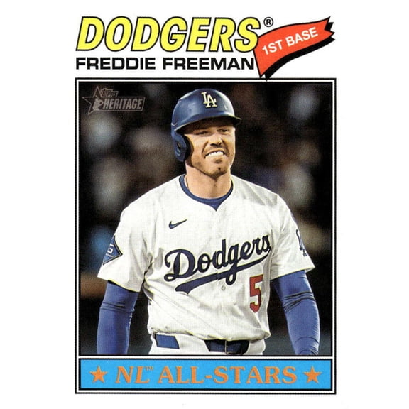 2026 Topps Heritage #350 Freddie Freeman Los Angeles Dodgers MLB Baseball Base Trading Card