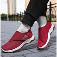 thumbnail image 3 of Women's and Men's Walking Sneakers Adjustable Comfort for hook and loop fastener Casual Shoes, 3 of 10