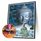thumbnail image 1 of Cuadros Decorativos Budismo 5D DIY Diamond Painting Kits Full Round Drill Wall Decor Rhinestone Art Wdftyju embutido en tela, 1 of 8