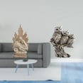 thumbnail image 2 of Estatua católica,Colección de estatuas y figuritas de adornos,Figuras de búho,Figuras de búho,animales artificiales,artesanías,decoración del hogar,Figura en miniatura de búho moderno, 2 of 8