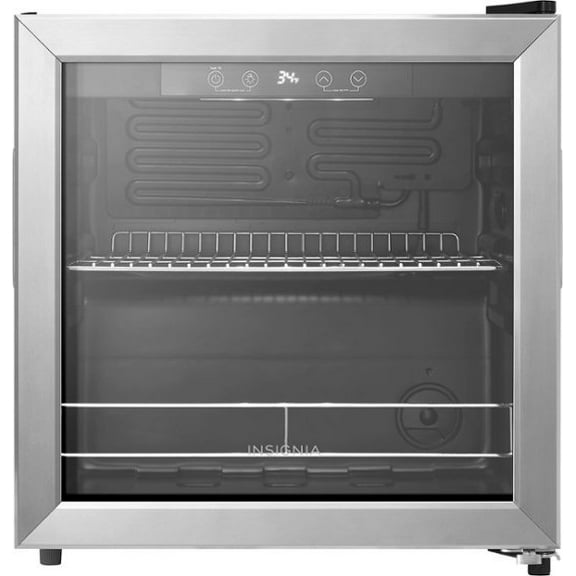 48-Can Beverage Cooler - Stainless Steel