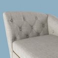 thumbnail image 2 of HestiNysus Indoor Chaise Lounge ,Tufted Line One Arm Chaise Lounge for Living Room & Bedroom，Beige, 2 of 5