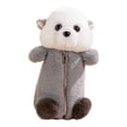 thumbnail image 4 of Estuche de peluche, estuche para lápices, bolsa de papelería de peluche, estuche para lápices para gris, 4 of 9