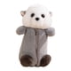 thumbnail image 4 of Estuche de peluche, estuche para lápices, estuche para lápices, bolsa de papelería de animales para niños gris, 4 of 9