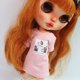 thumbnail image 3 of Lindo Camiseta de Vacaciones Traje de Vestir Accesorios DIY Dressup para Blythe Acción Escala 1/6 Rosado Baoblaze Doll Casual Outfit, 3 of 8