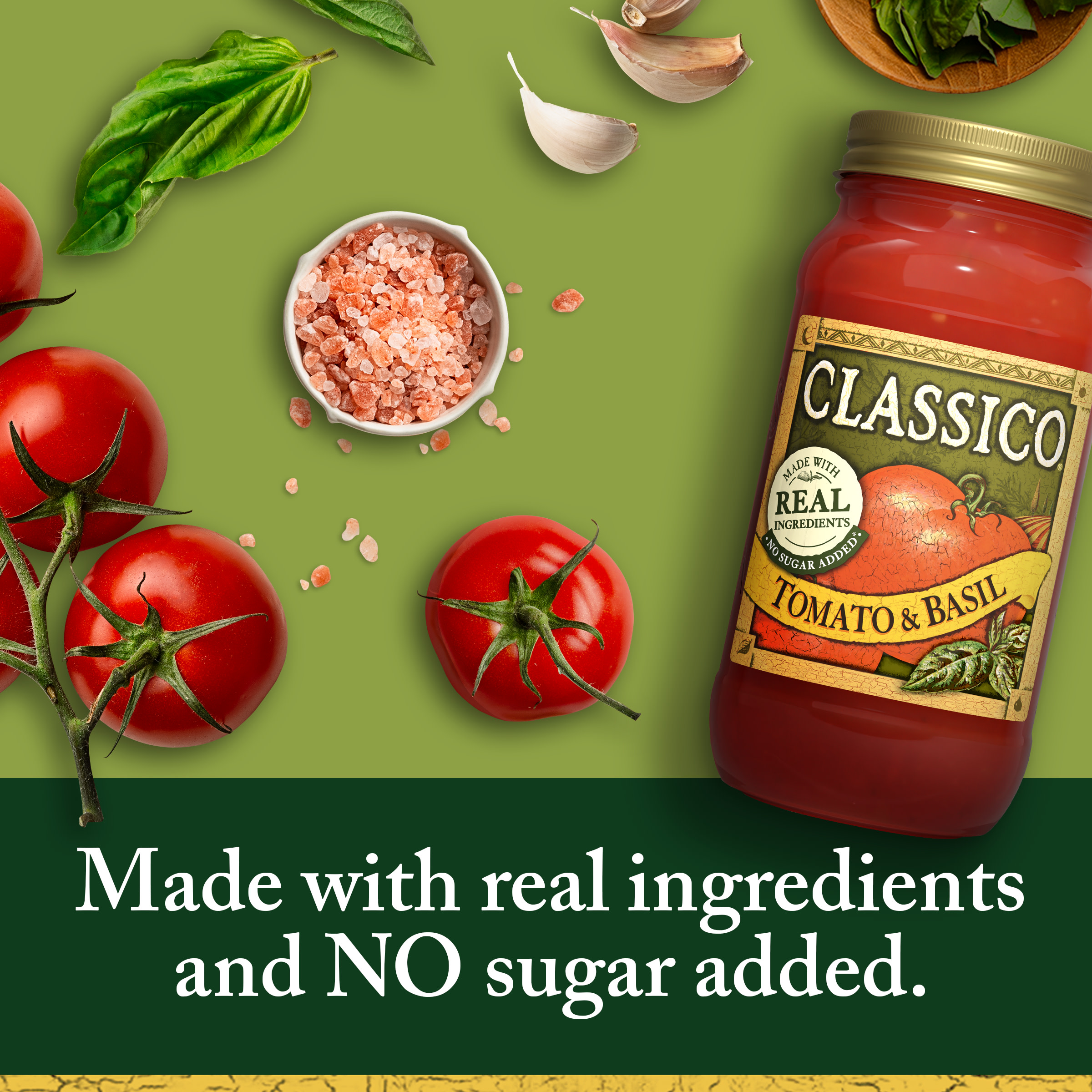 Classico Tomato & Basil Spaghetti Pasta Sauce, 24 oz. Jar - image 3 of 18