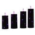 thumbnail image 2 of HaiSphere Purple Flameless Candle in Black Bullet Shape - Halloween Lamp for Bar Wedding Table, Essential Halloween Decorations and Halloween Party Decorations,C, 2 of 7