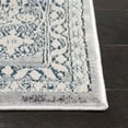 thumbnail image 3 of SAFAVIEH Alhambra Dawa Floral Bordered Runner Rug, Cream/Blue, 2' x 8', 3 of 11