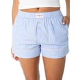 thumbnail image 5 of Celebrity Pink Women's Striped Boxer Shorts, Sizes XS-XXXL, 5 of 6