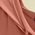 thumbnail image 4 of MEZZALL Women Solid Color Short Sleeve Hoodies Sweatshirts Pullover With Casual Plain Summer Sports Shirt With Drawstring Loose Comfortable Tops Running Shirt Basic Daily Outdoor Birthday Travel, 4 of 5