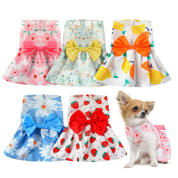 GASTROPOD 5Pcs Dog Costume,Cute Dog Clothes for Small Dogs,Versatile 5-Piece Set Dog Clothes for Small Dogs