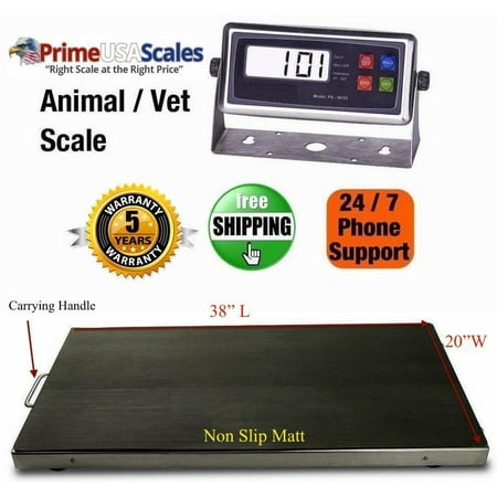 - New 660 lb Vet Scale Animal Scale Livestock Scale Stainless Steel Platter