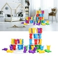thumbnail image 1 of Juego De Apilamiento De Bloques De Equilibrio, Juego De Torre Pingüinos Portátiles Ligeros Material Plástico Coordinación Mano-ojo Para Regalar Para Fiesta, 1 of 7
