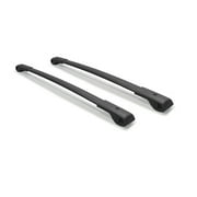 BrightLines Cross Bar Roof Rack Replacement for 2013 - 2017 Sabaru Crosstrek and 2012-2016 Impreza, Set of 2pcs, Black Aluminum Roof Top Crossbars