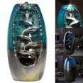 thumbnail image 1 of Gwong Decoración hogareña Cerámica Cascada BackFlow Incienso Burning Holder Aroma Diffuser Decoración del hogar Gwong 21038535, 1 of 7