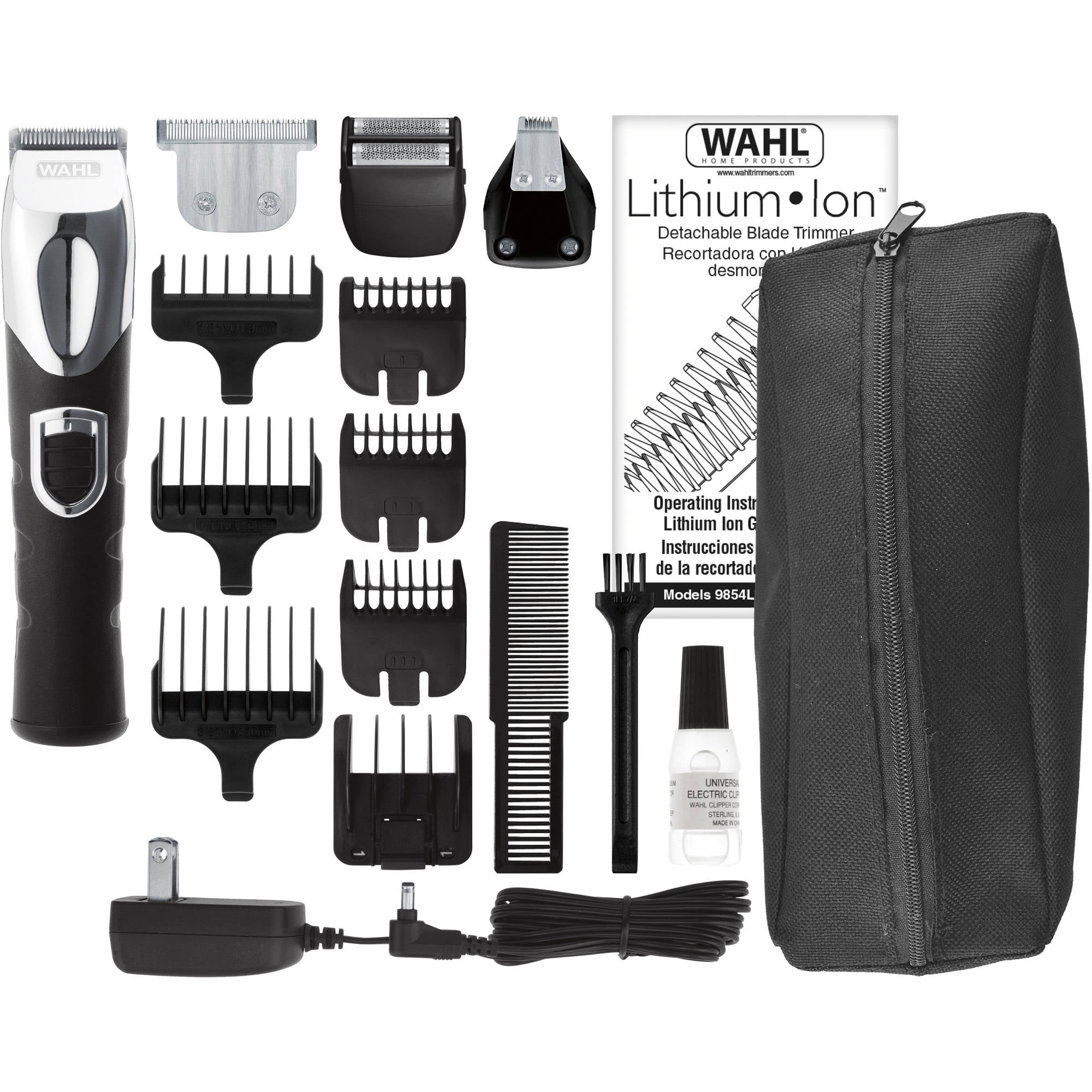 Wahl Clipper 17 Piece Lithium Ion All In One Trimmer 9854 600 Wahl Clipper 17 Piece Lithium Ion All In One Trimmer 9854 600