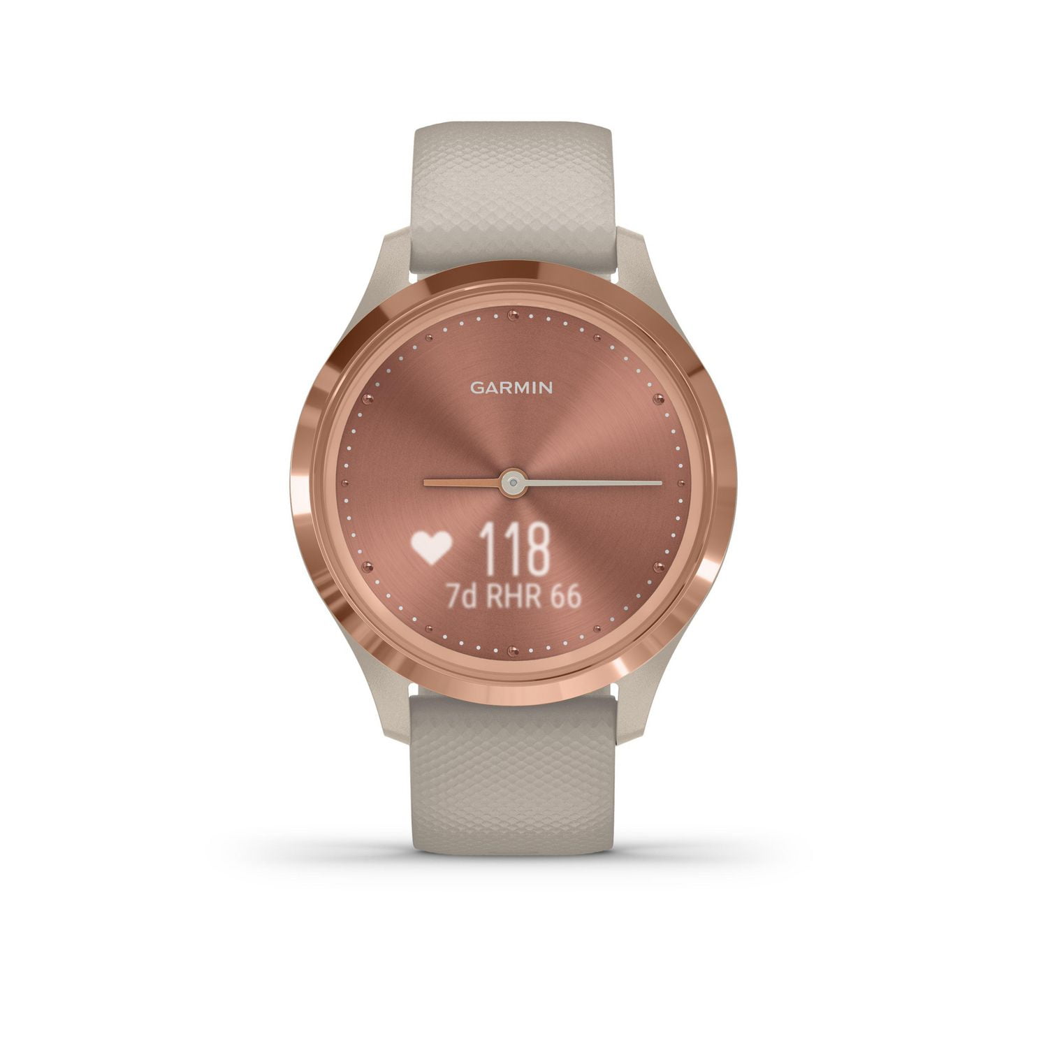 Garmin vivomove 3S Hybrid GPS Smartwatch and Fitness Tracker Small Medium Rose Gold Walmart