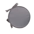 thumbnail image 2 of Round Bar Stool Cushions with Ties Set of 1 Non Slip Seat Cushions 12x12 Inch Washable Chair Pads Removable Washable Cover Gray, 2 of 3