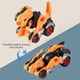 thumbnail image 3 of ABS Transformación automática niños juguete vehículo vehículo interior parque al aire libre balcón jugando automoblie cumpleaños navidad regalo juguetes naranja Yuarrent FN001303-01, 3 of 7