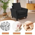 thumbnail image 5 of Soscana Corduroy Living Room Furniture Set,Convertible Sectional Sofa with Storage Ottoman & Accent Chair,3 Seat L Shaped Couch with Reversible Chaise & Side Pockets, for Living Room Office Apartment, 5 of 7