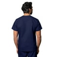 thumbnail image 2 of Adar Universal Unisex Scrubs - V-Neck Tunic Scrub Top - 601 - Navy - 2X, 2 of 7