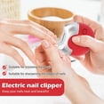 thumbnail image 4 of Tijeras eléctricas para uñas, cortauñas automático con caja de almacenamiento de chips para uñas, herramienta eléctrica para el cuidado de las uñas, 4 of 8