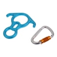 thumbnail image 1 of Descensor Figura 8 Sunnimix 50KN Mosquetón D 25KN Escalada Azul, 1 of 8