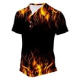 thumbnail image 2 of IROINNID Men'S T-Shirts Big and Tall T Shirts for Men,Lightweight Thin Basic V-Neck Botton Summer Colored Comfortable Casual Tops, 2 of 4