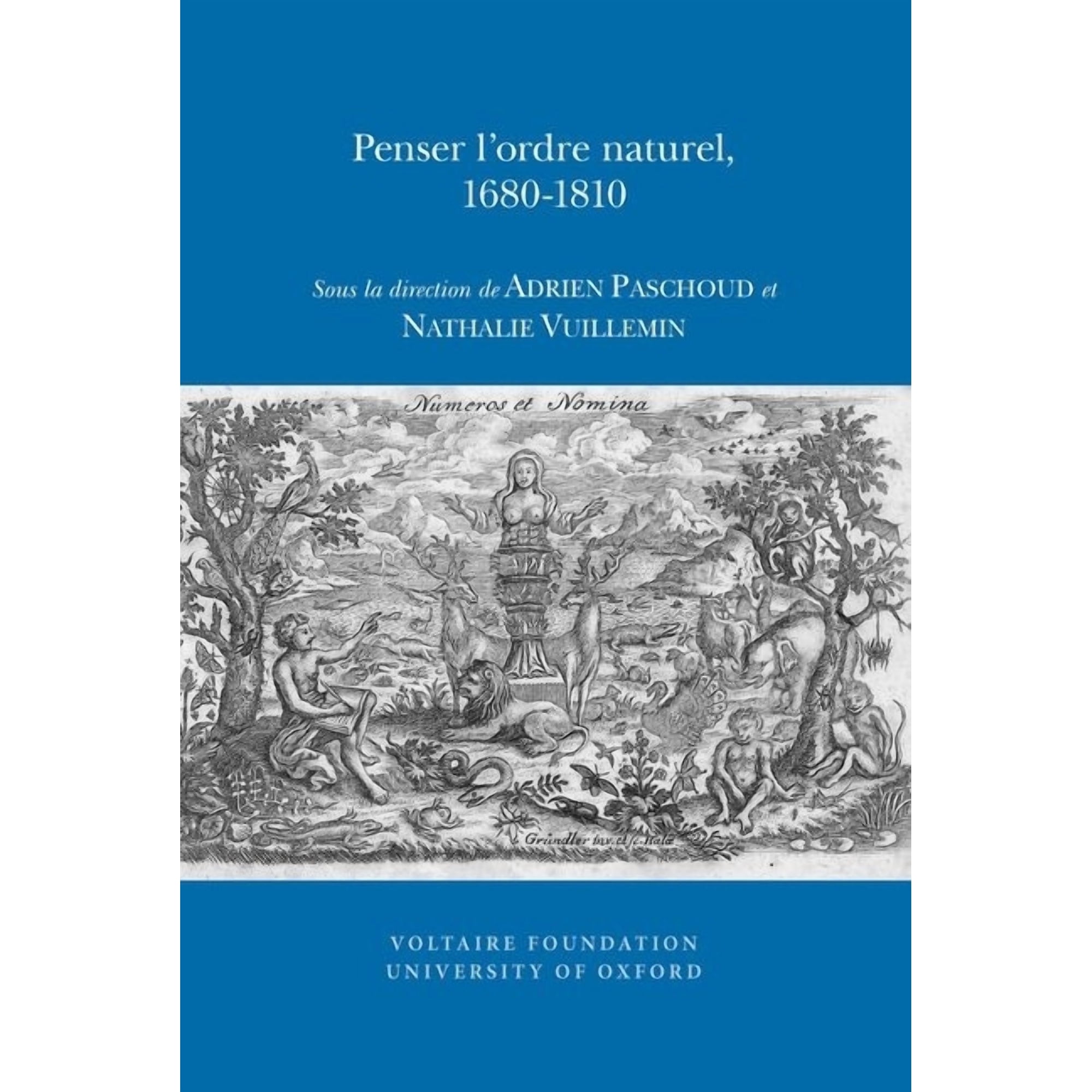 Oxford University Studies in the Enlightenment: Penser I ordre Naturel 1680-1810 (Paperback)