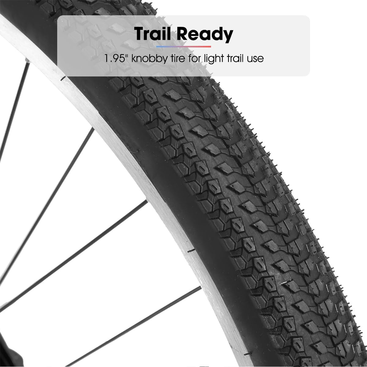 HILAND 24 inch Mountain Bike for Men Women, 18 Speeds High-Carbon Steel Frame, Sport Cycling MTB Bicycle for Adult