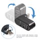 thumbnail image 3 of Adaptador Usb Hub 3 puertos USB 2 HUB Divisor de escritorio USB alto giratorio para computadora portátil / tableta PC Sweethay EL013546-01, 3 of 5