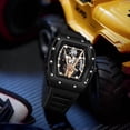 thumbnail image 4 of Wristwatch for Men Fashion Casual Cool Big Dial Watch Luminous Waterproof Sport Analog Quartz Business Mens Watches Silicon Strap Dress Watch, 4 of 4