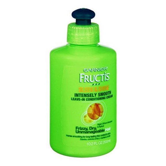 Garnier Fructis Sleek & Shine Intensely Smooth Leave-In Conditioning Cream, 10.2 Fl. Oz.
