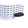 thumbnail image 3 of Superio Small Outdoor Trash Can with Lid for Dog Poop 3 Gallon/12 L Mini Plastic Garbage Can with Foot Pedal for Bathroom, Bedroom, Office, Patio, Wicker White, 5 Pack, 3 of 8
