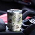 thumbnail image 4 of 30oz White Highland Cow Hat Leaf Pattern Tumblers Stainless Steel Tumbler with Lid and Straw,Vacuum Insulated Double Wall Travel Tumbler Cups Mug with Cleaning Brush for Coffee,Tea, 4 of 7