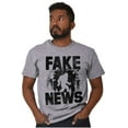 thumbnail image 4 of Fake News Legend Bigfoot Sasquatch Men's Graphic T Shirt Tees Brisco Brands X, 4 of 4