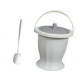 thumbnail image 5 of Bothyi Chamber Pot and Toilet Brush Urinal Night Urine Jug for Elderly Bedroom White, 5 of 8