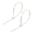 thumbnail image 3 of Uxcell Cable Zip Ties Adjustable Cable Tie 12 Inch Releasable Nylon Wire Slipknot Strap White 50pcs, 3 of 5