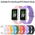 thumbnail image 3 of Bracelet en Silicone Bracelet de Montre Intelligente Bracelet de Remplacement avec Boucle Fixe Bracelet de Remplacement en Silicone pour Galaxy FIT 3 Smartwatch, 3 of 7