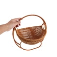 thumbnail image 4 of Moluckfu Cesta Tejida Para Imitación Ratán Beige Para Cocina Y Organización De Snacks En, 4 of 6