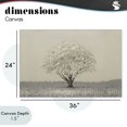 thumbnail image 4 of Stupell Industries Traditional Neutral Radiance Tree Canvas Art, 36 x 24, by Michael Marcon, 4 of 8