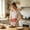 4#, variant on Aufmer Daily Cooking Pocket Style Fabric Apron Soft Comfort Texture Wear Resistant Structure For Family Kitchen Daily Meal Making Anti Dirty Protection