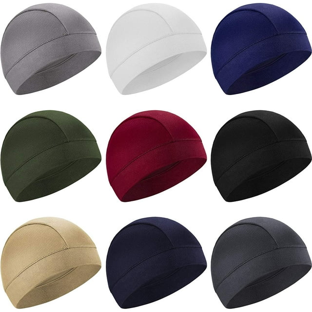 TureClos Skull Cap Moisture Wicking Beanie Cap Sun UV Protection