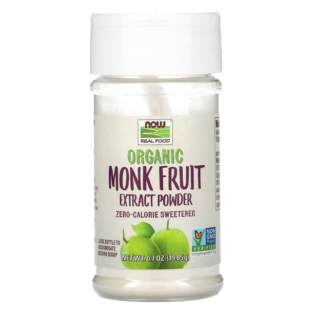 Now Foods Now Real Food Organic Monk Fruit Extract Powder 0 7 Oz Walmart Com Walmart Com